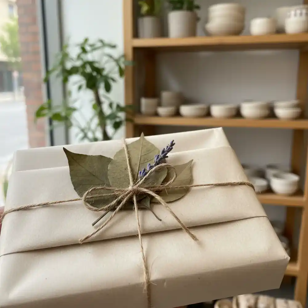 Eco-friendly retail paper wrapping